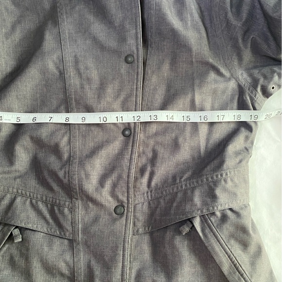 iridēon Gray Heather Herringbone Wind Breaker Utility Equestrian Jacket SZ M - Picture 10 of 11